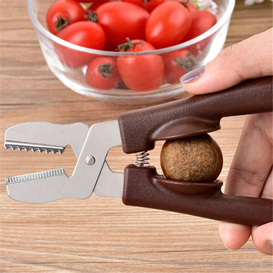 Stainless Steel 2 in 1 Chestnut Clip