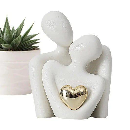 Modern Nordic Couple Statue