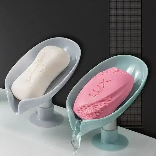 Leaf Shape Drain Soap Holder