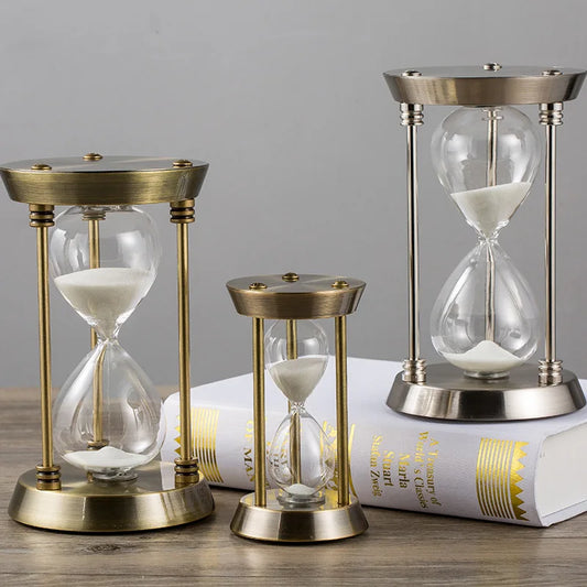 Metal Hourglass Timer Sand Clock