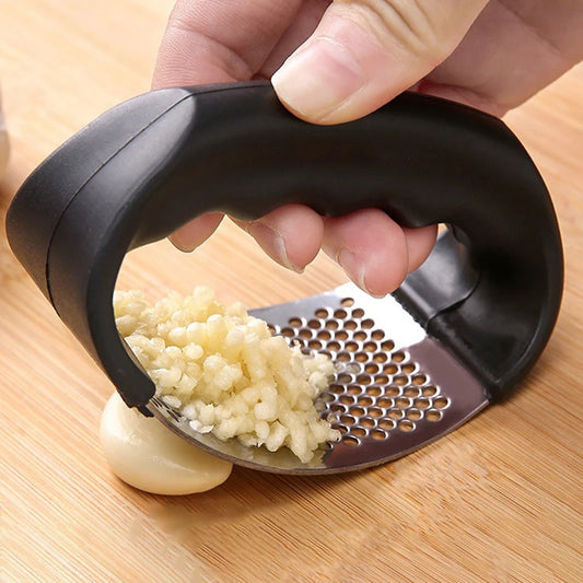 Stainless Steel Garlic Press Crusher