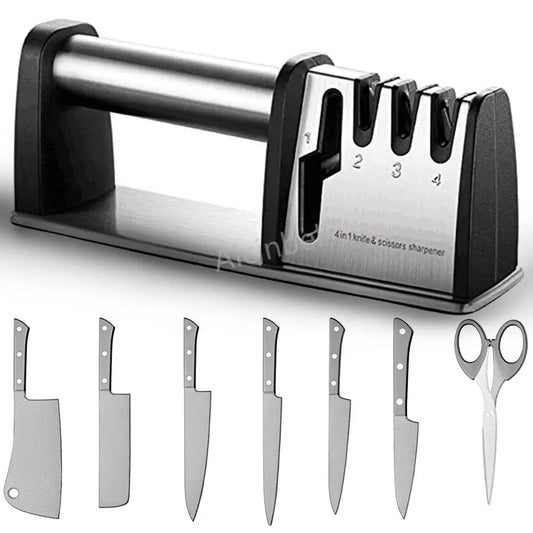 4 in 1  Manual Knife Sharpeners