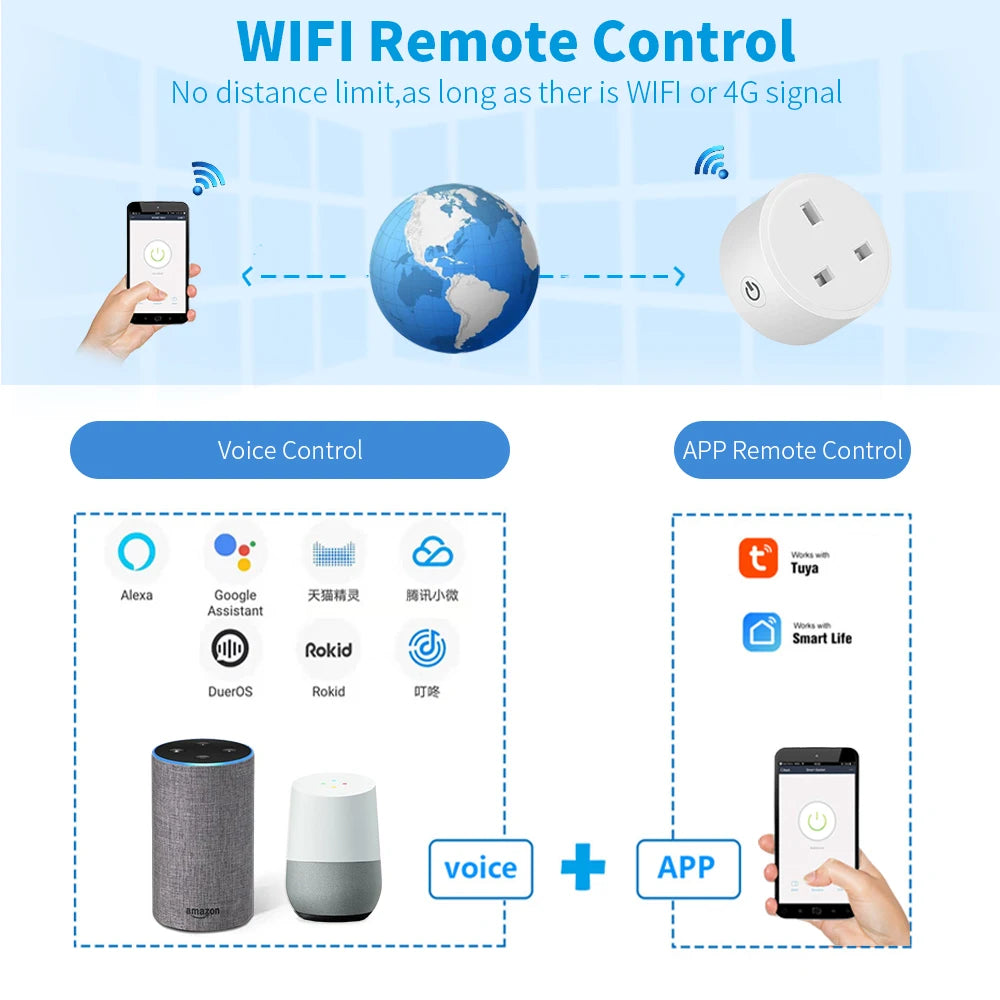 20A Tuya Smart Socket